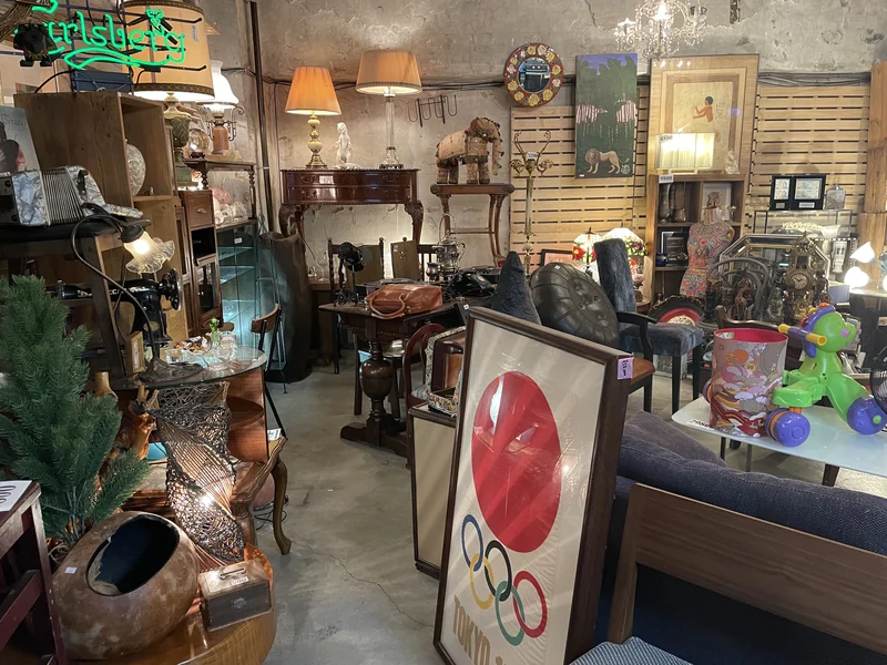PONOPONO store interior with furniture, lamps and decorative objects