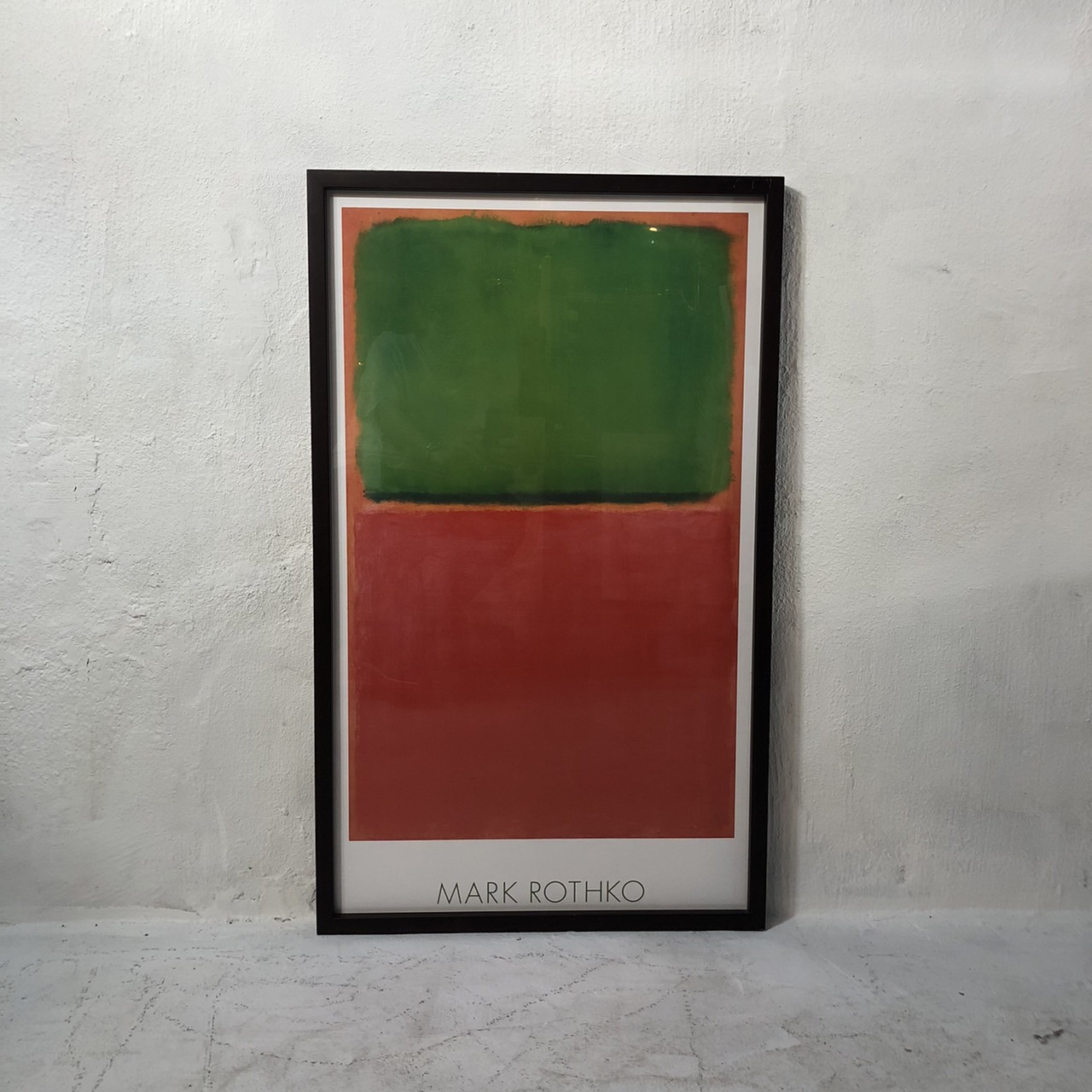 Mark Rothko Green/red Mark Rothko Green Red on Orange - 中古