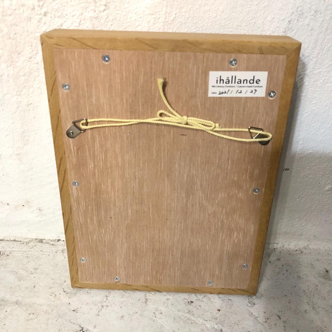 ihållande ウォールミラー S オーク材 詳細3