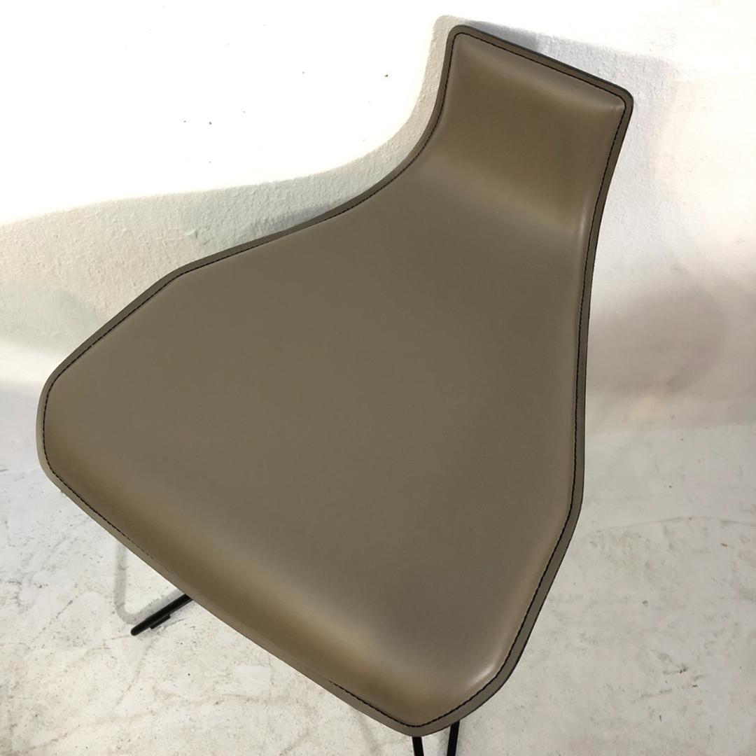 Pepe cattelan italia レザーカウンタースツール 2脚セット 詳細5