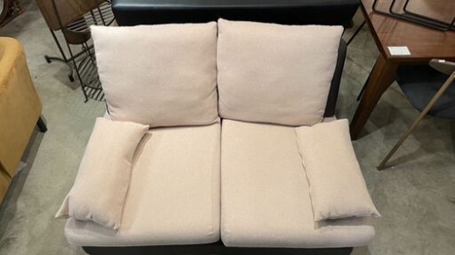 2P fabric sofa 詳細1