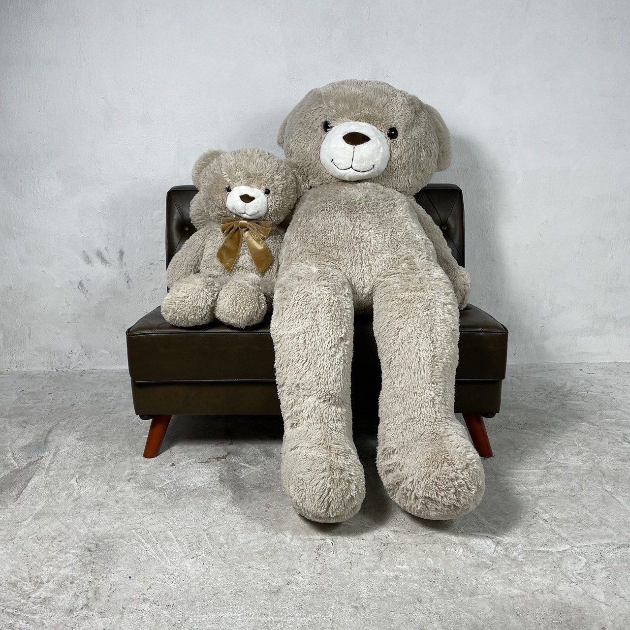 クマのぬいぐるみ 大小セット