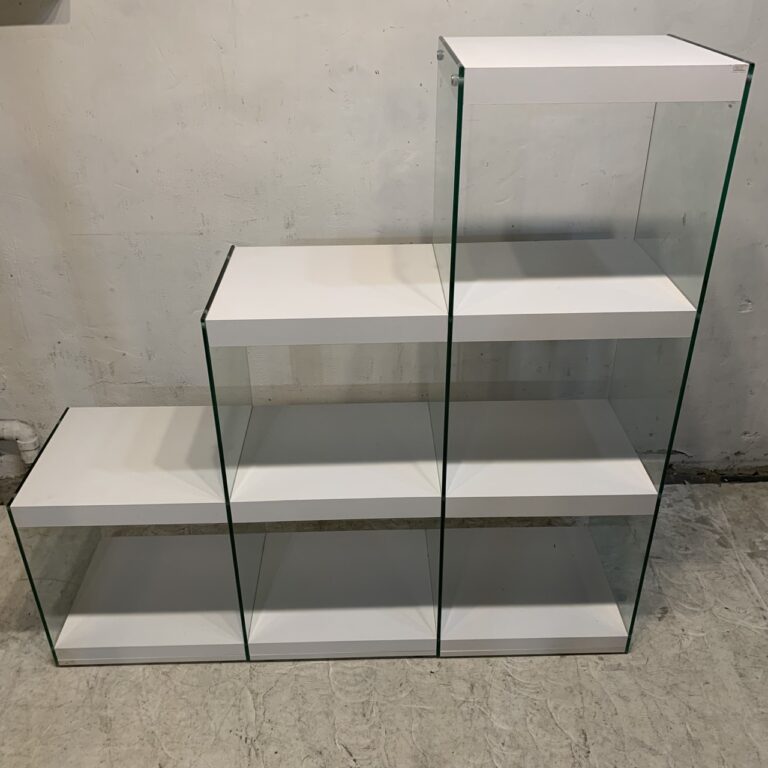 Francfranc ステップ ガラスキャビネット