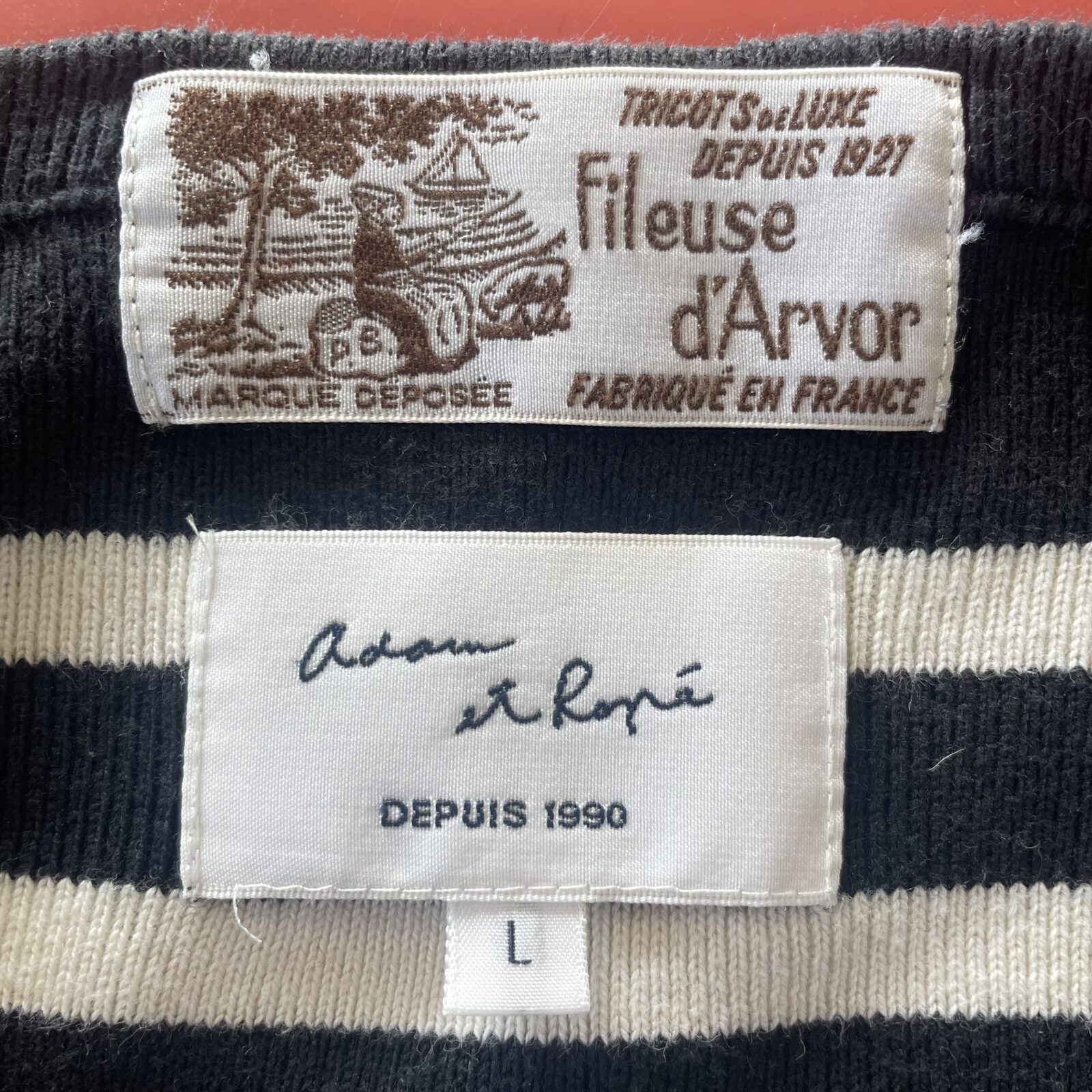 ADAM ET ROPE / Fileuse d’Arvor アダム・エ・ロペ フィルーズ・ダルボー ロンT 詳細2