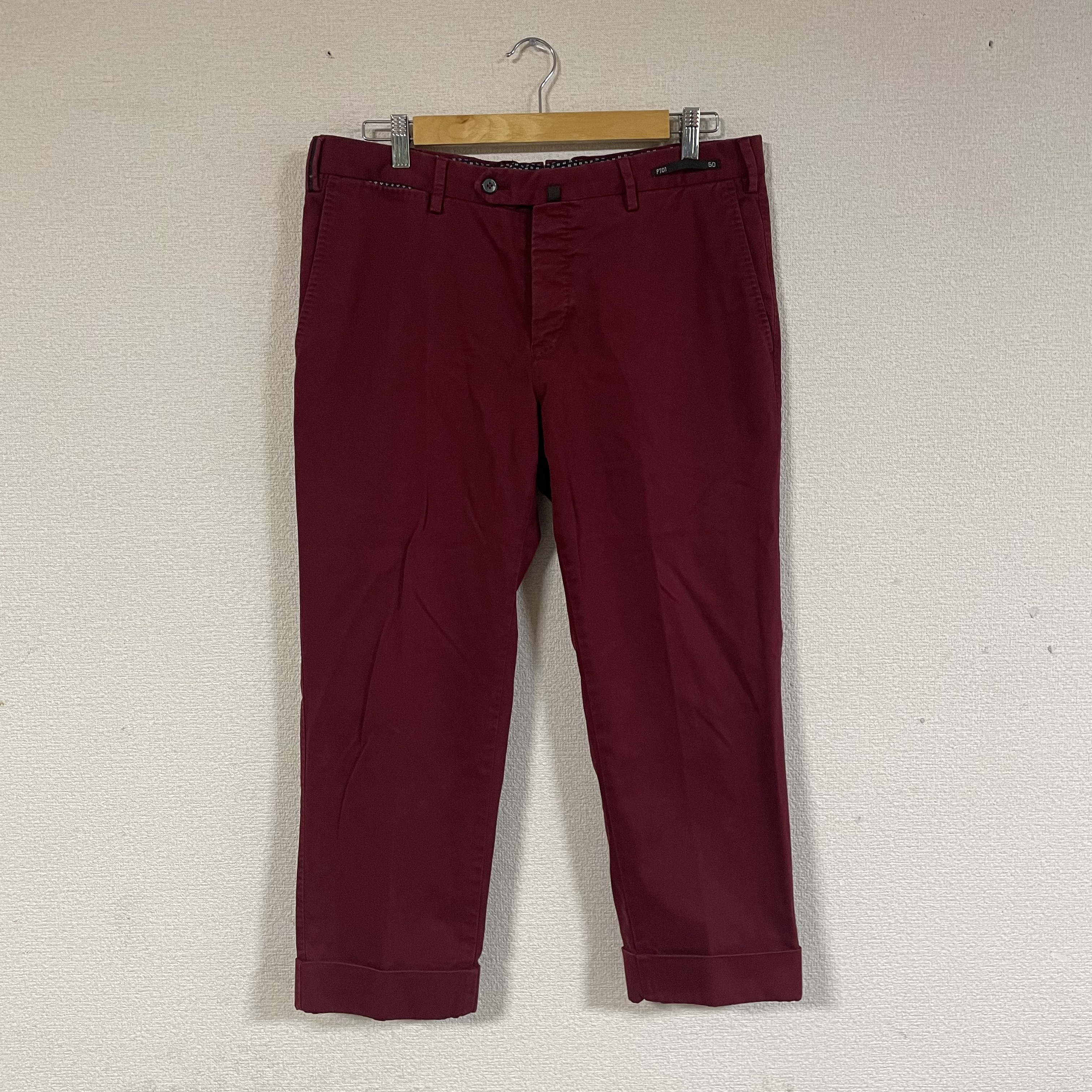Brooks Brothers ボトム レッド 無地 W33