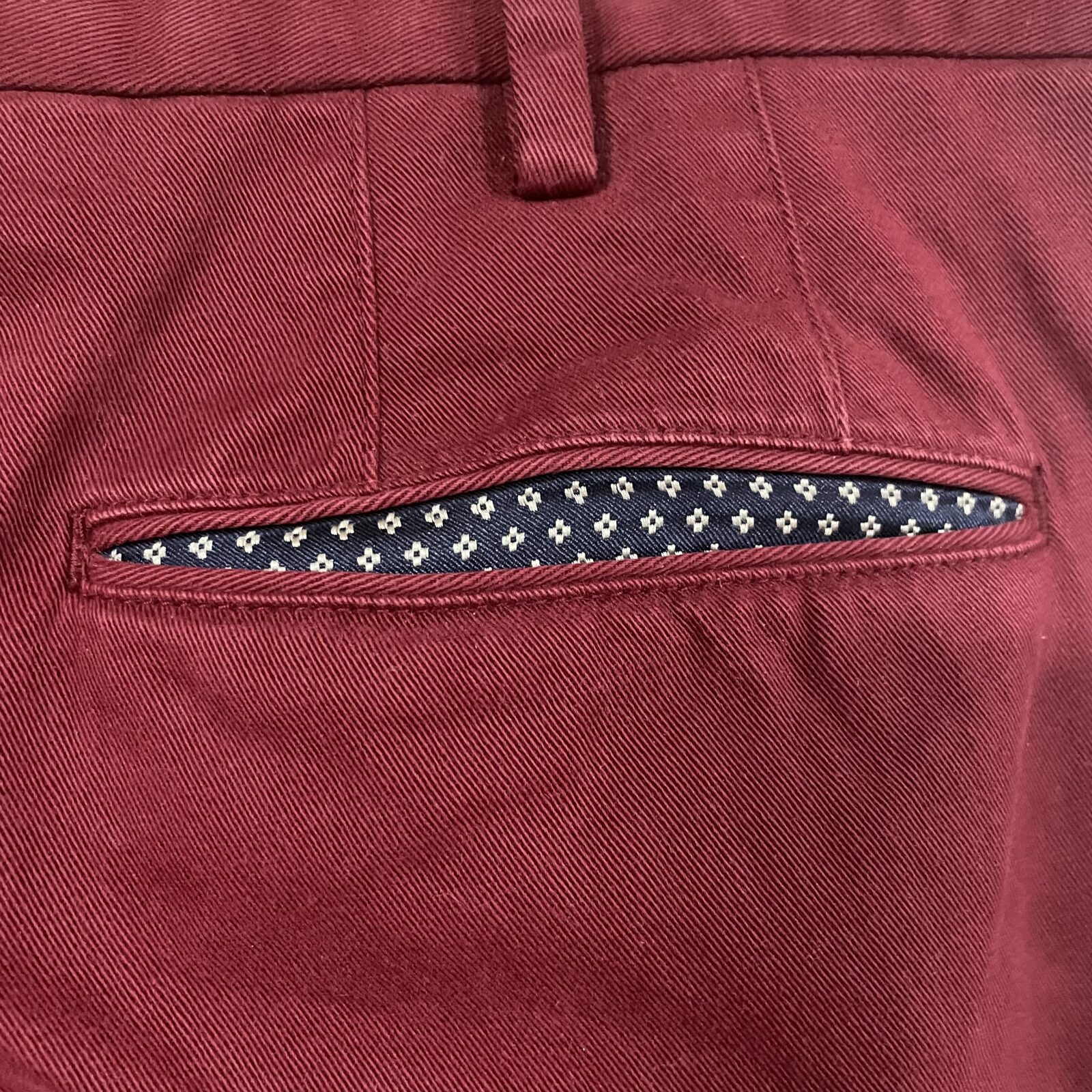 Brooks Brothers ボトム レッド 無地 W33 詳細2