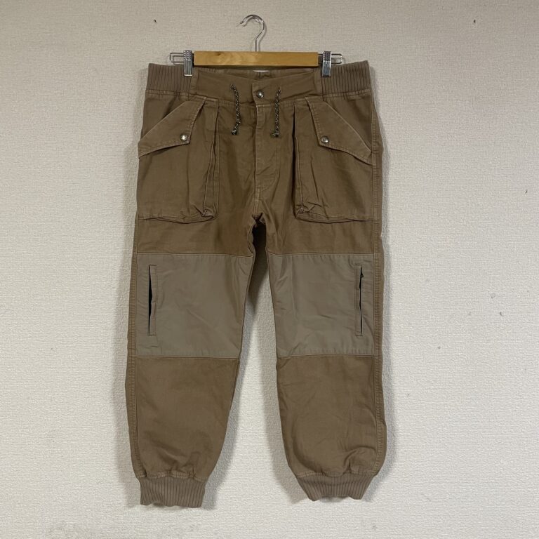 Lee Trek ワークパンツ ベージュ 切替 ビッグポケット,日本製