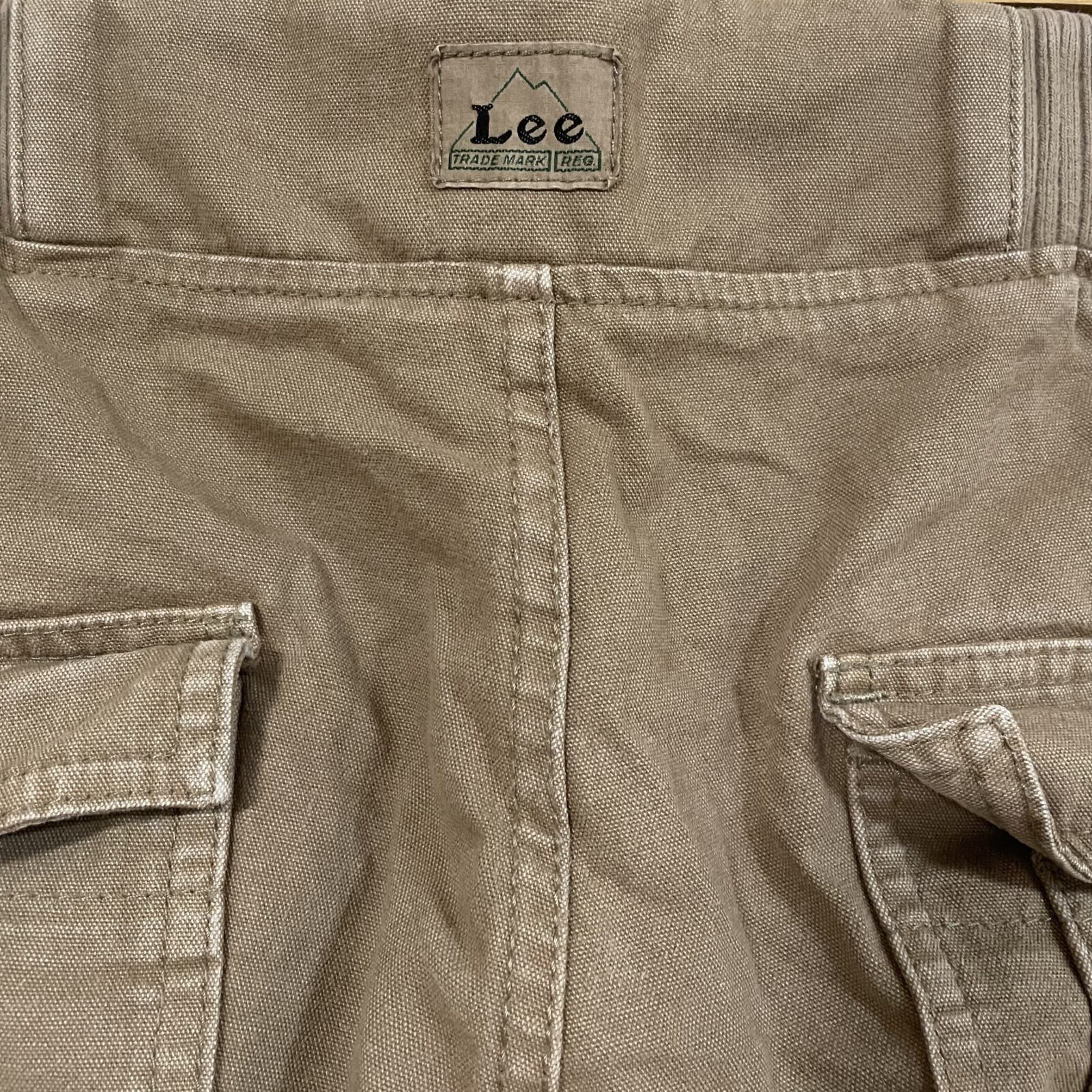 Lee Trek ワークパンツ L ベージュ 切替 ビッグポケット,日本製 詳細4