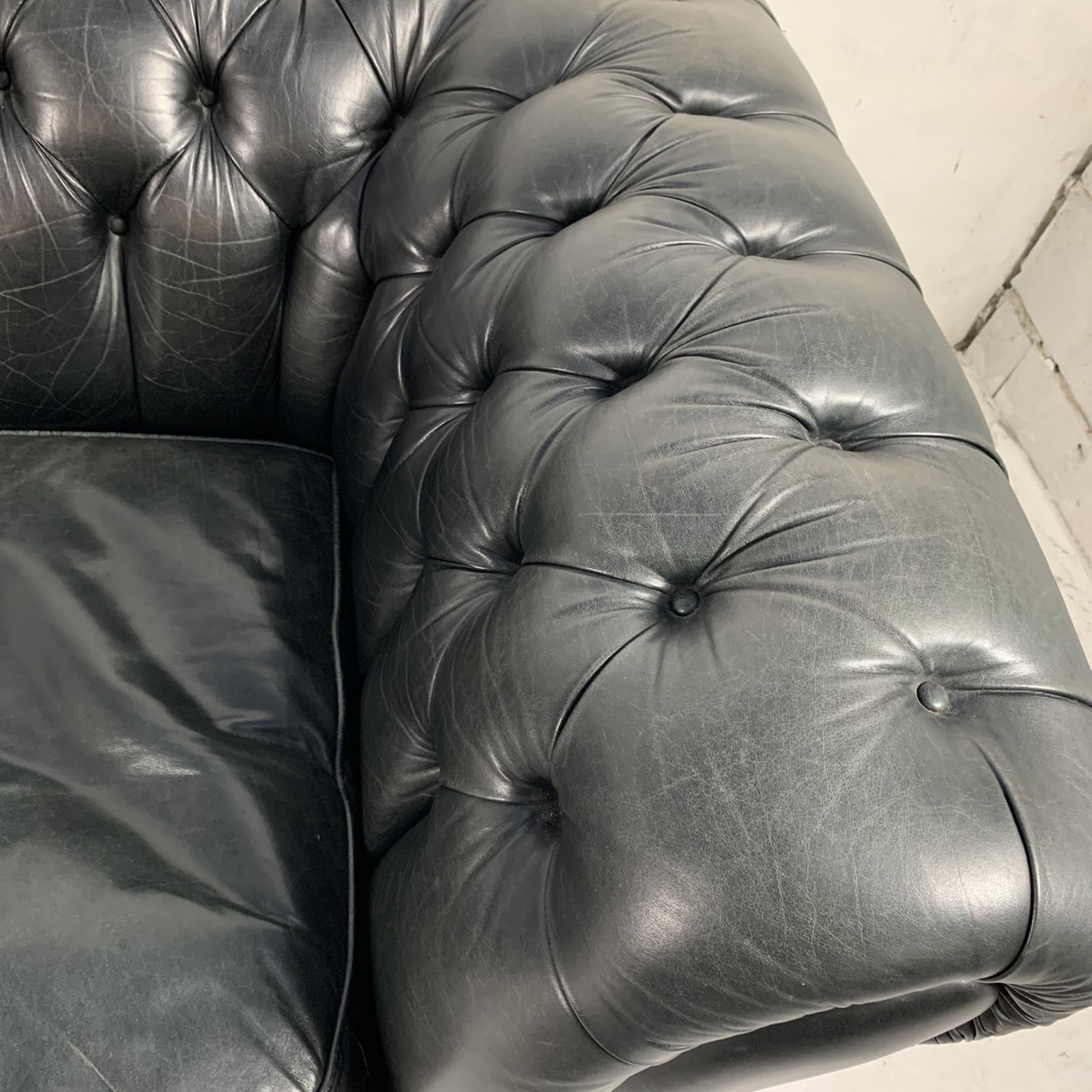 CONRAN コンラン 2シーター 本革レザーソファ 詳細6