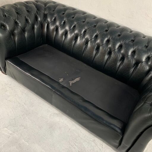 CONRAN コンラン 2シーター 本革レザーソファ 詳細9
