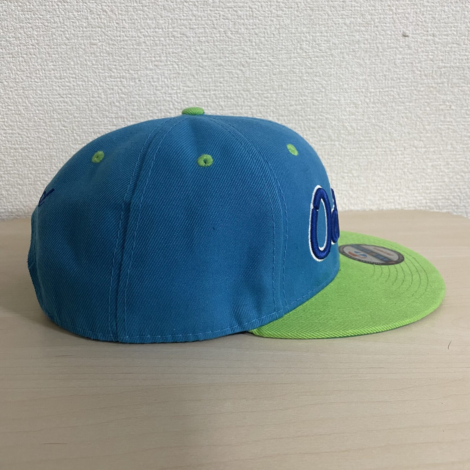 LANDTAYLOR キャップ ブルー×グリーン 詳細4
