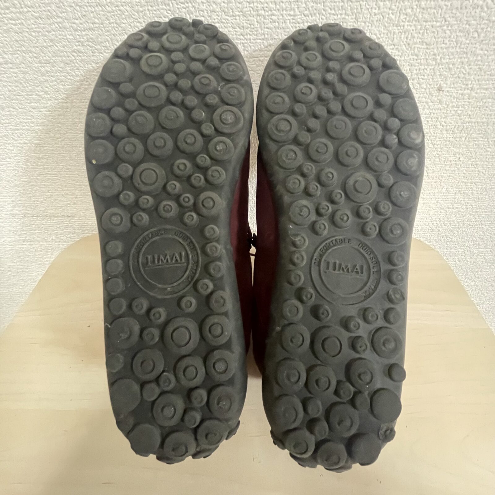 TIMAI トレッキングブーツ ボルドー 無地 28.0cm相当 詳細6