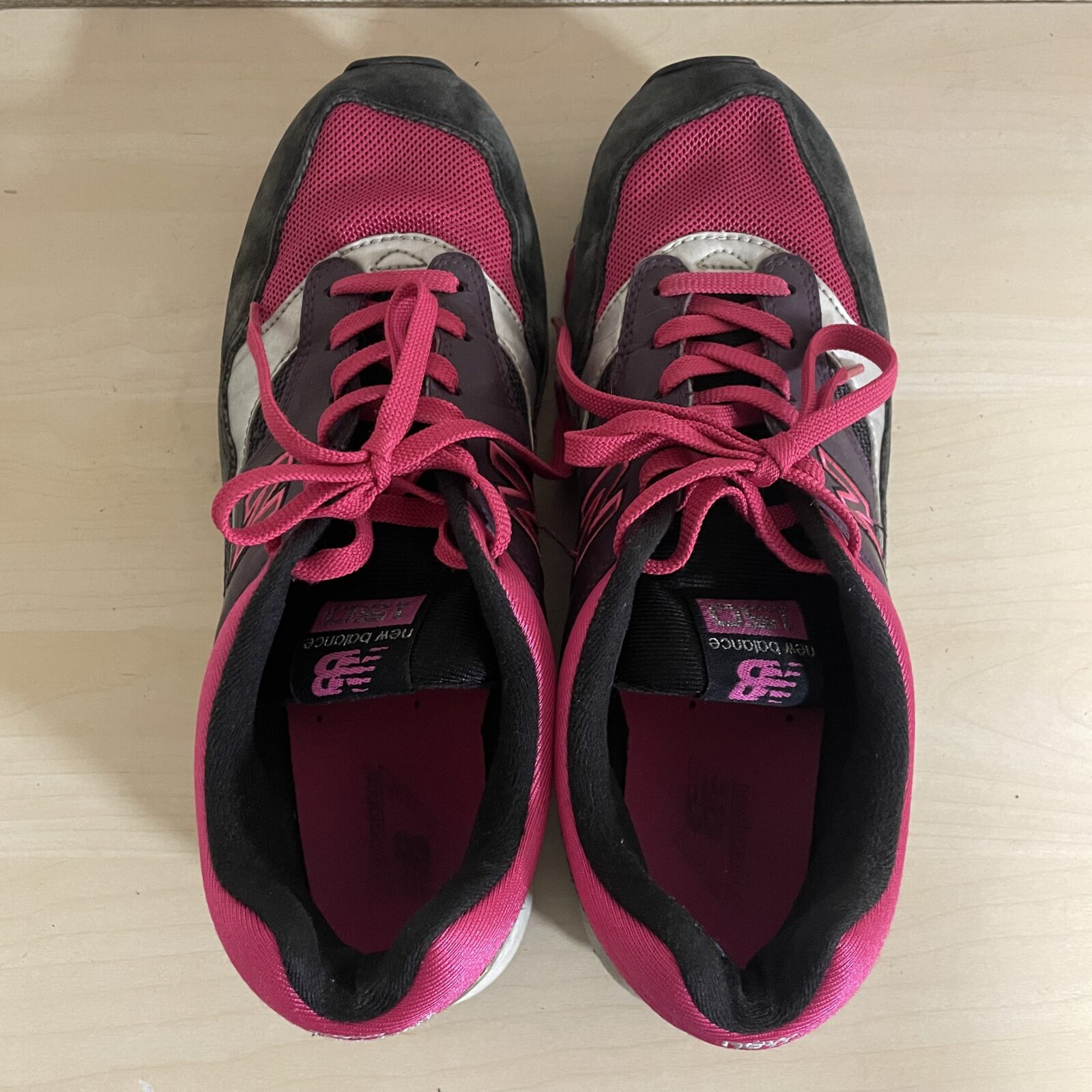 NEW BALANCE スニーカー ブラック×ピンク 詳細5