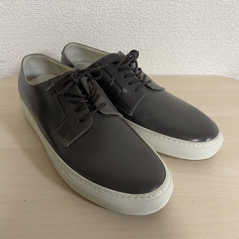 DIEPPA RESTREPO ディエッパ レストレポ レザーレースアップシューズ ブラウン ホワイトソール