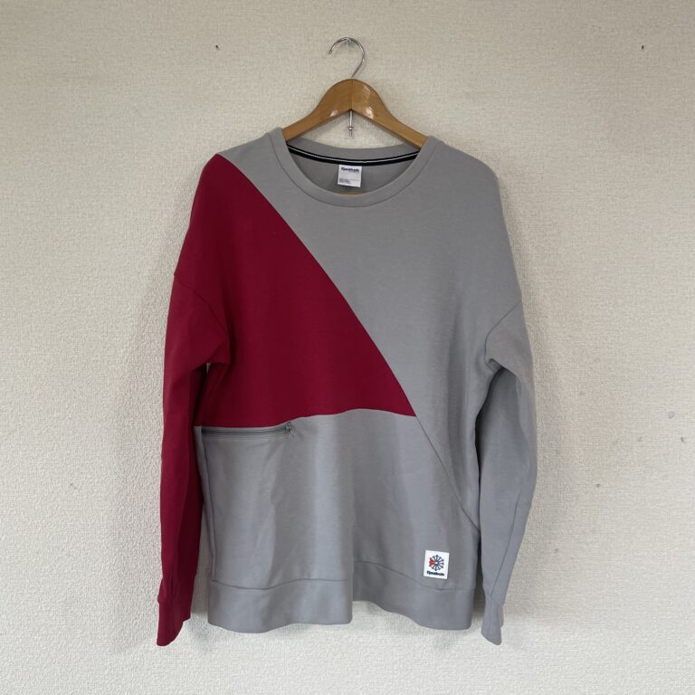 Reebok リーボック トレーナー グレー/レッド