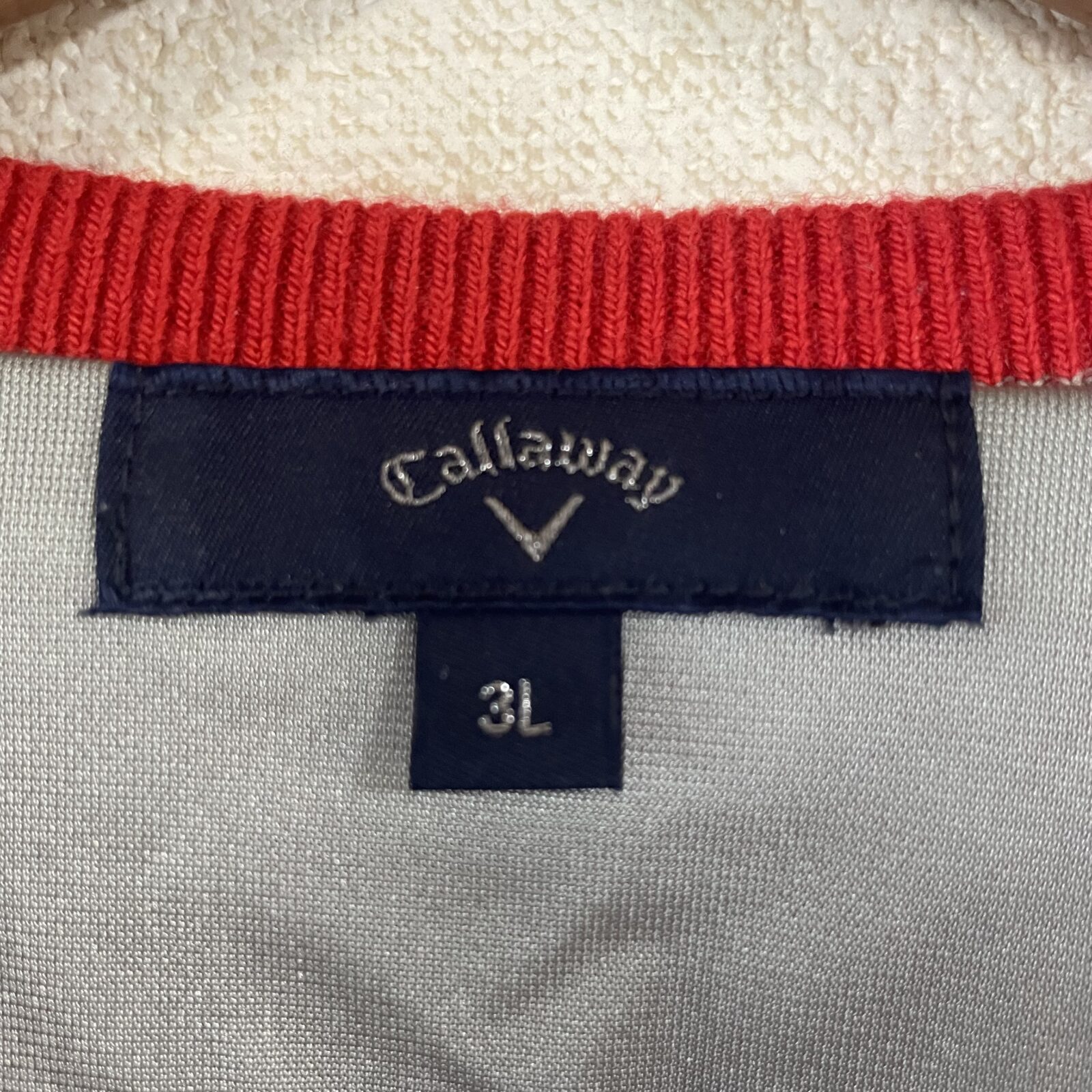 Callaway（キャロウェイ） Vネックセーター ニット 千鳥格子柄 詳細3