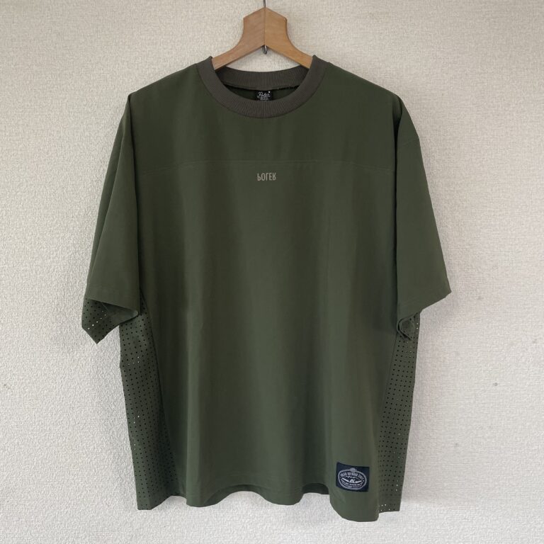 POLER（ポーラー）半袖Tシャツ カーキ 古着