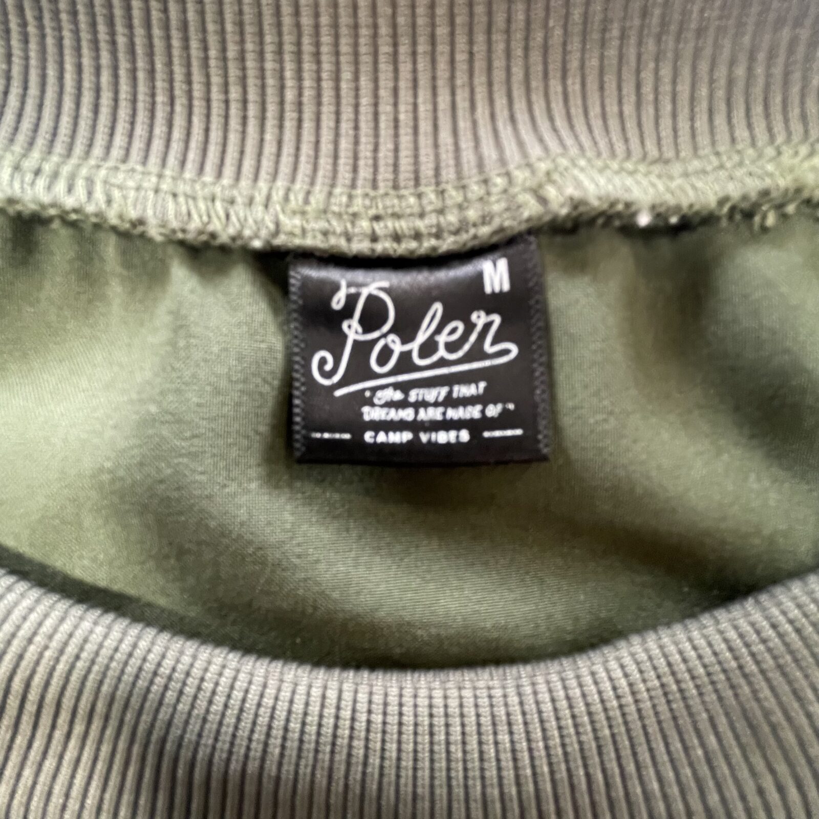 POLER（ポーラー）半袖Tシャツ カーキ 詳細3