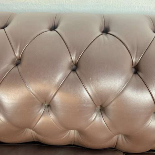 Chesterfield-style leathersofa 詳細6
