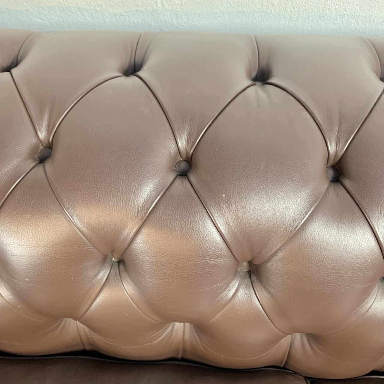 Chesterfield-style leathersofa 詳細6