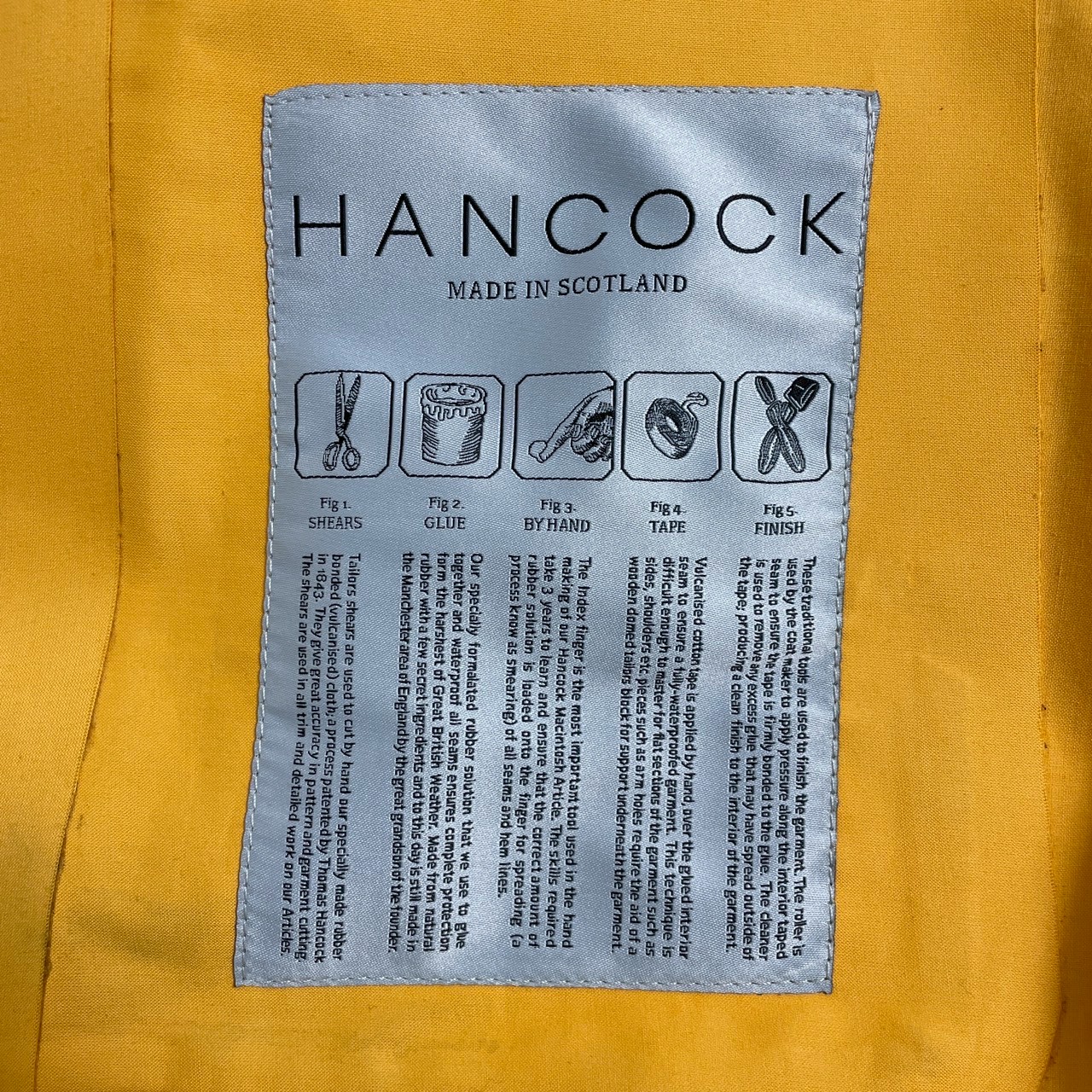 HANCOCK Balmacaan Coat 詳細3