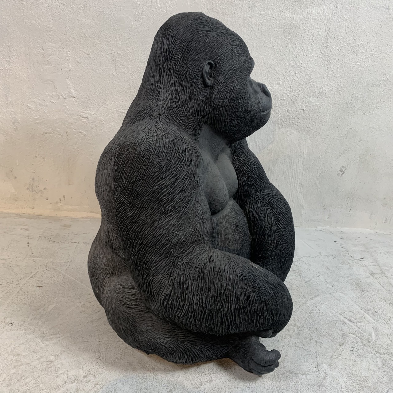 KARE DESIGN Deco Figurine Monkey Gorilla Side XL カレデザイン モンキーゴリラ 詳細4