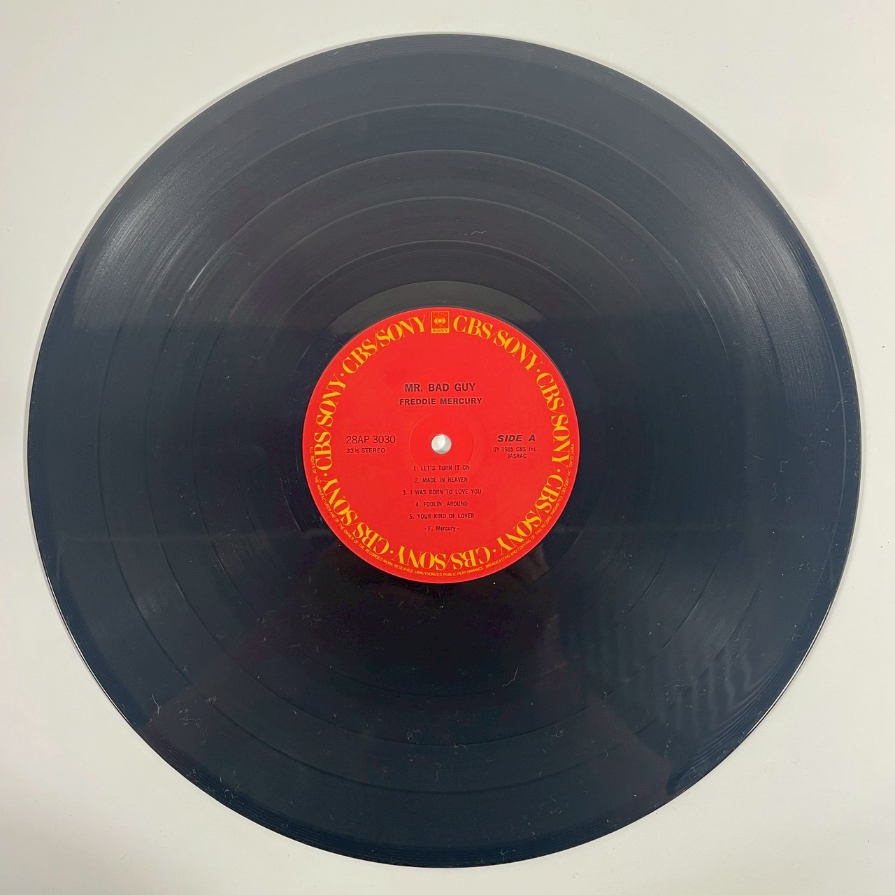 Freddie Mercury（フレディ・マーキュリー） Mr. Bad Guy LP レコード 国内盤 詳細2