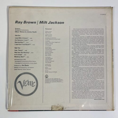 Ray Brown & Milt Jackson レイ・ブラウン＆ミルト・ジャクソン 12インチ 詳細1