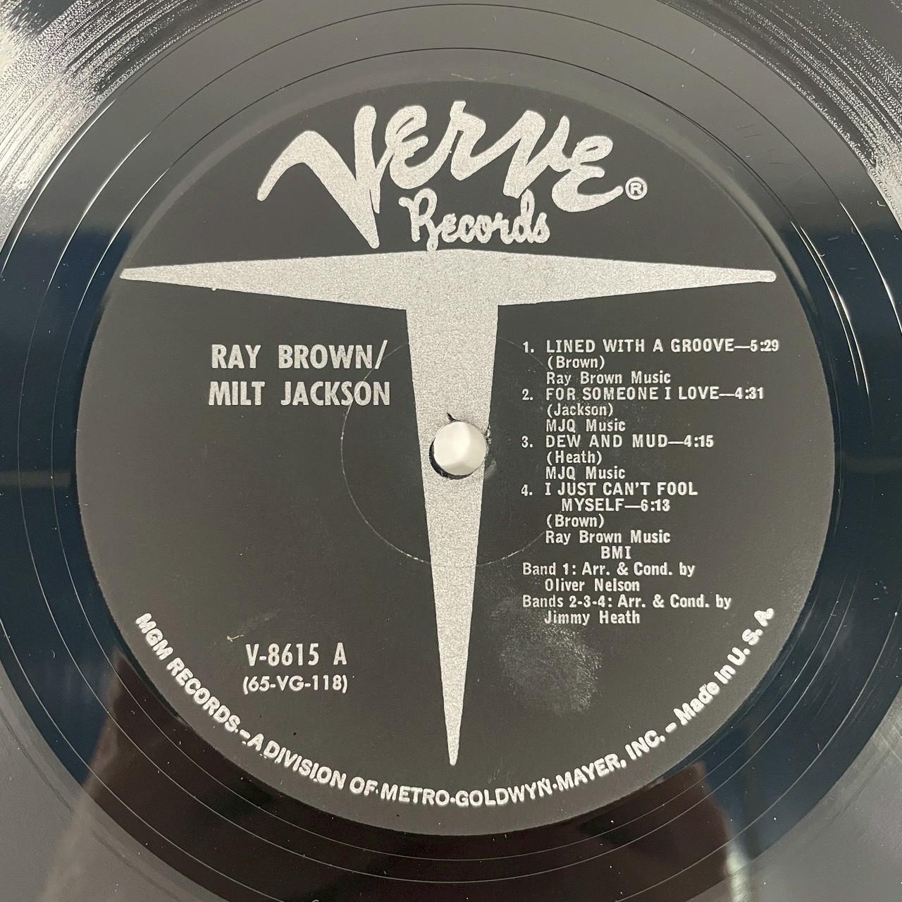 Ray Brown & Milt Jackson レイ・ブラウン＆ミルト・ジャクソン 12インチ 詳細3