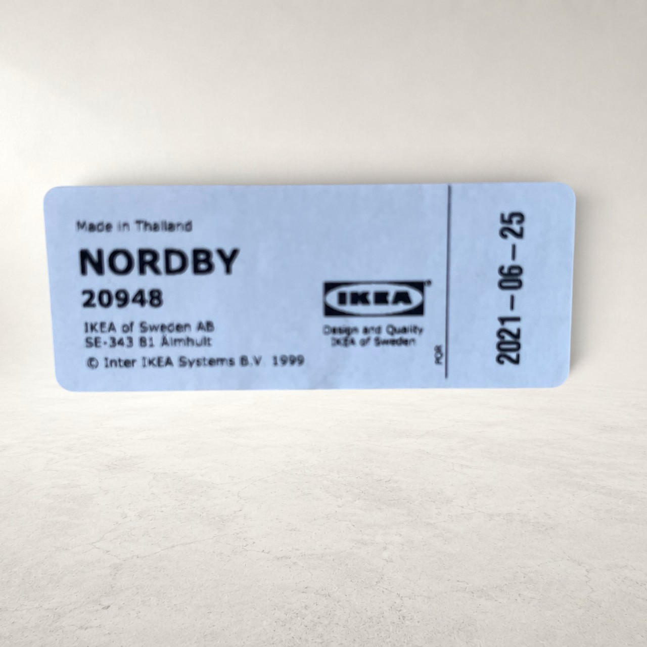 IKEA NORDBY ダイニングテーブル オーク無垢材 4人用 詳細4