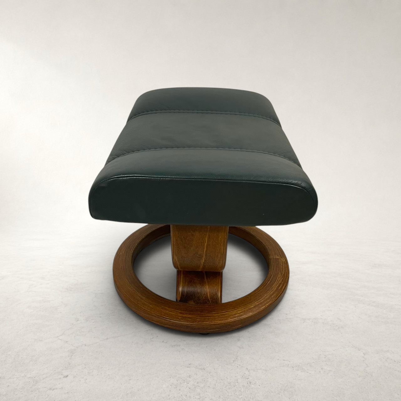 EKORNES エコーネス Stressless ストレスレスチェア 本革 リクライニング オットマン付 ノルウェー製 グリーン 詳細10
