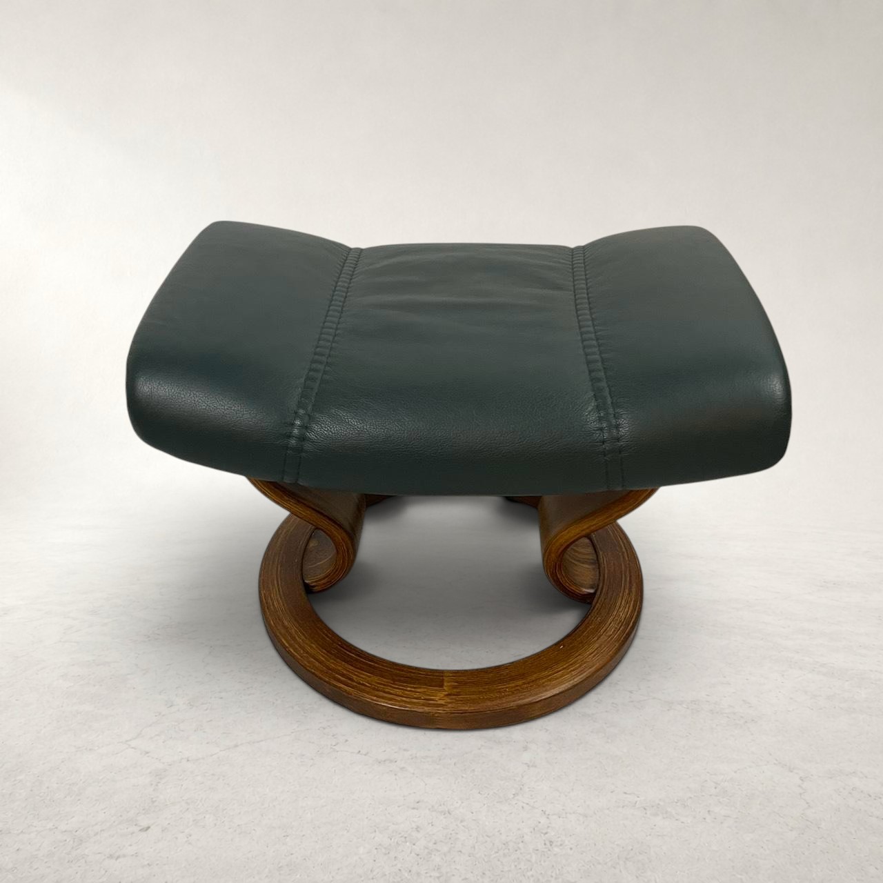 EKORNES エコーネス Stressless ストレスレスチェア 本革 リクライニング オットマン付 ノルウェー製 グリーン 詳細11