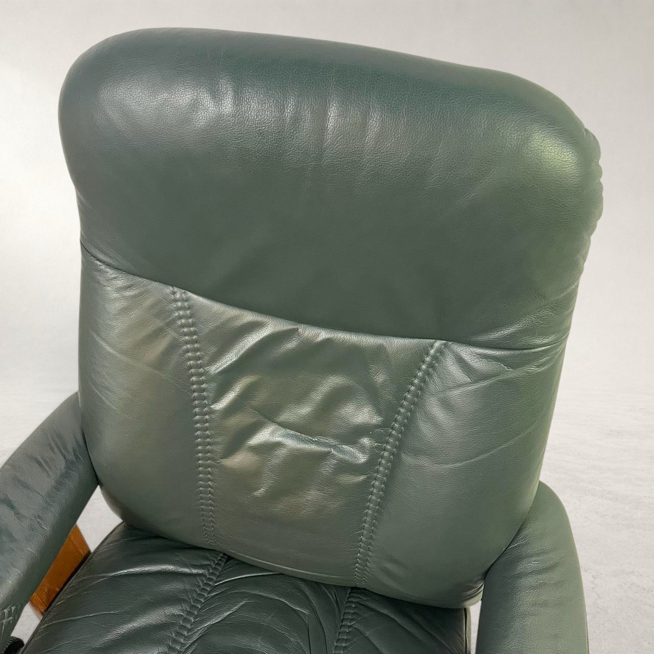 EKORNES エコーネス Stressless ストレスレスチェア 本革 リクライニング オットマン付 ノルウェー製 グリーン 詳細7