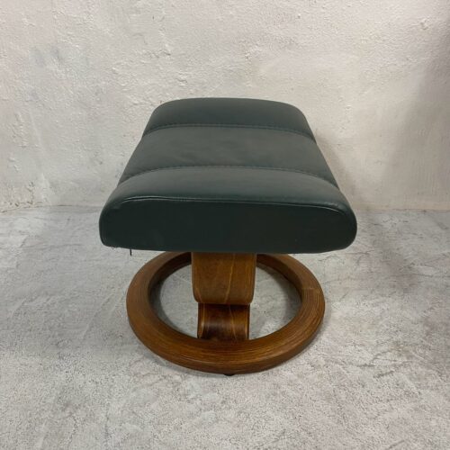 EKORNES Stressless（エコーネス  ストレスレスチェア） 本革 リクライニング オットマン付 グリーン系 詳細13